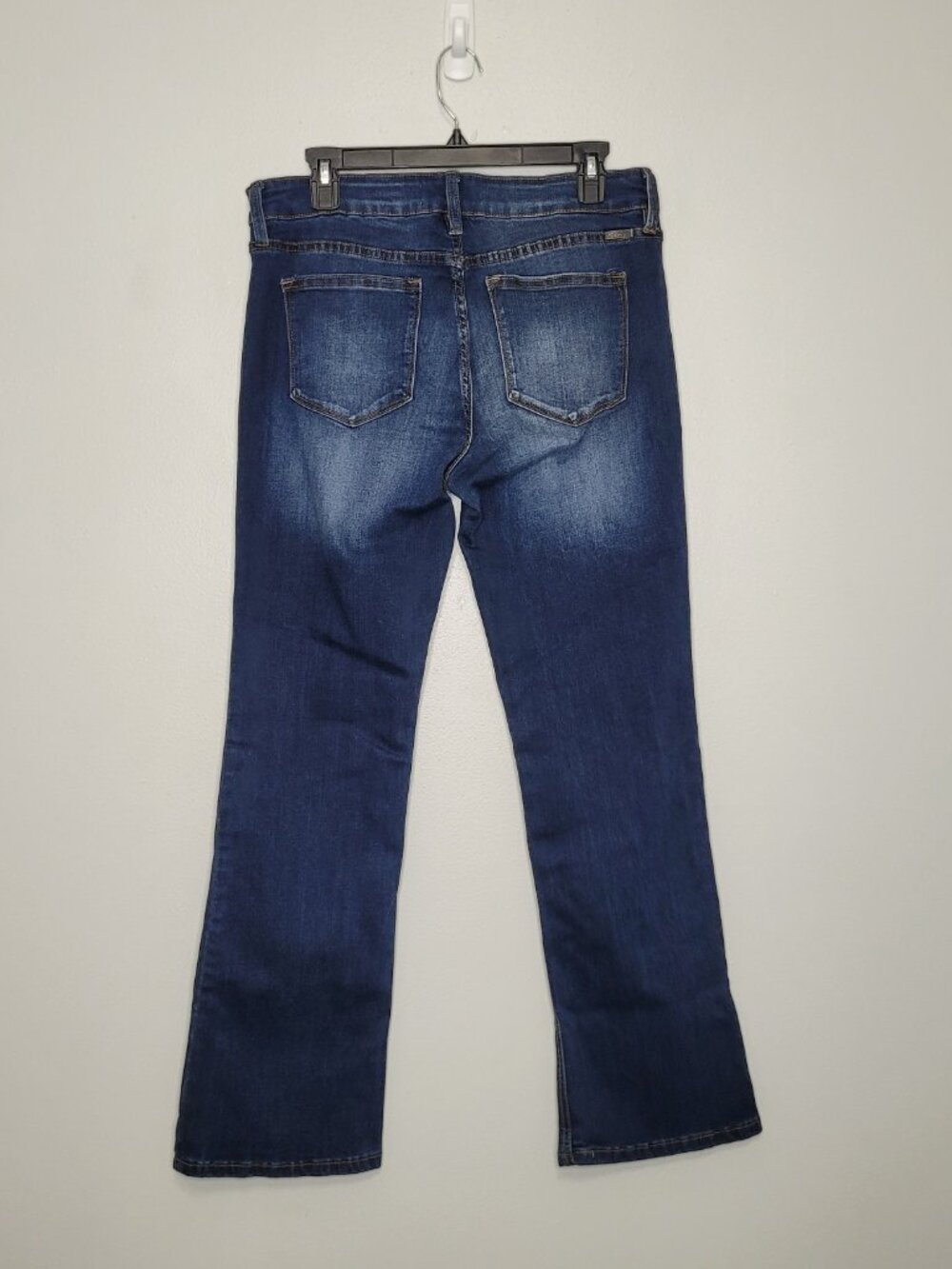 Kancan Dark Indigo Flare Bootcut Jeans rodeo western casual size 32 - Picture 3 of 7
